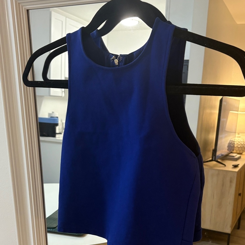 ANGL Blue Crop Top